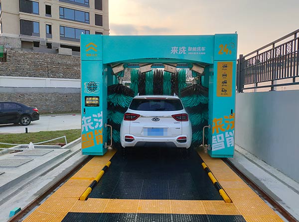 河南周口市公安局洗车机